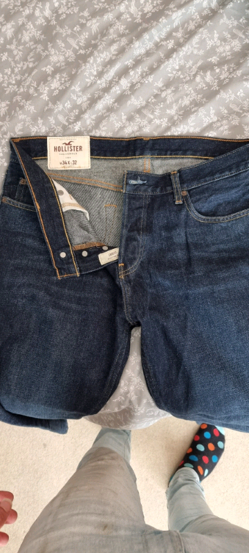 Blue hollister mens jeans 34x32 | in 